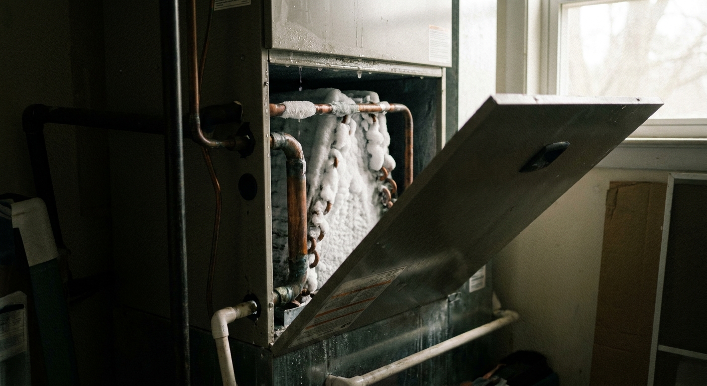 Why Your AC Is Blowing Warm Air – The Frozen Coil Problem Explained